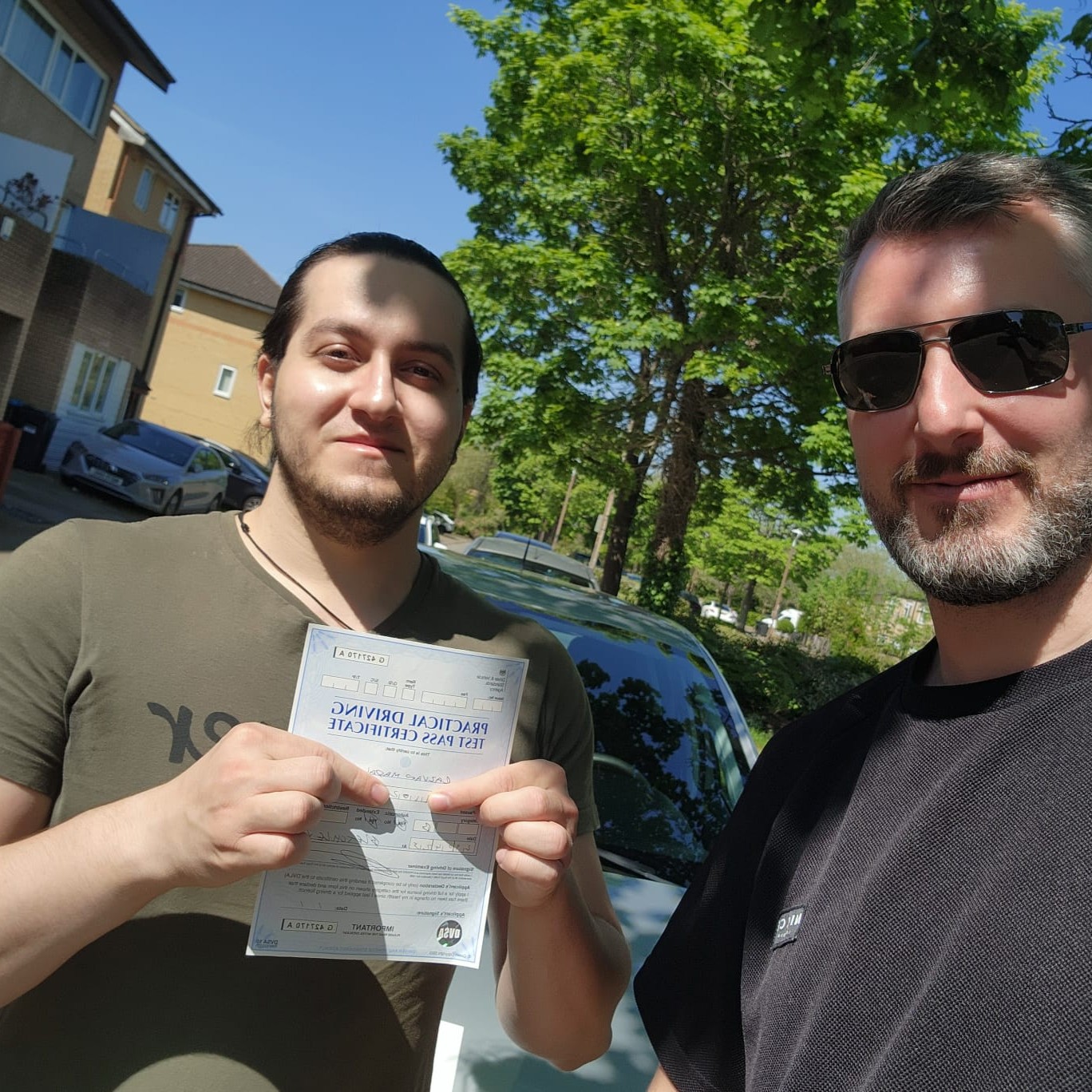 Student passing test
