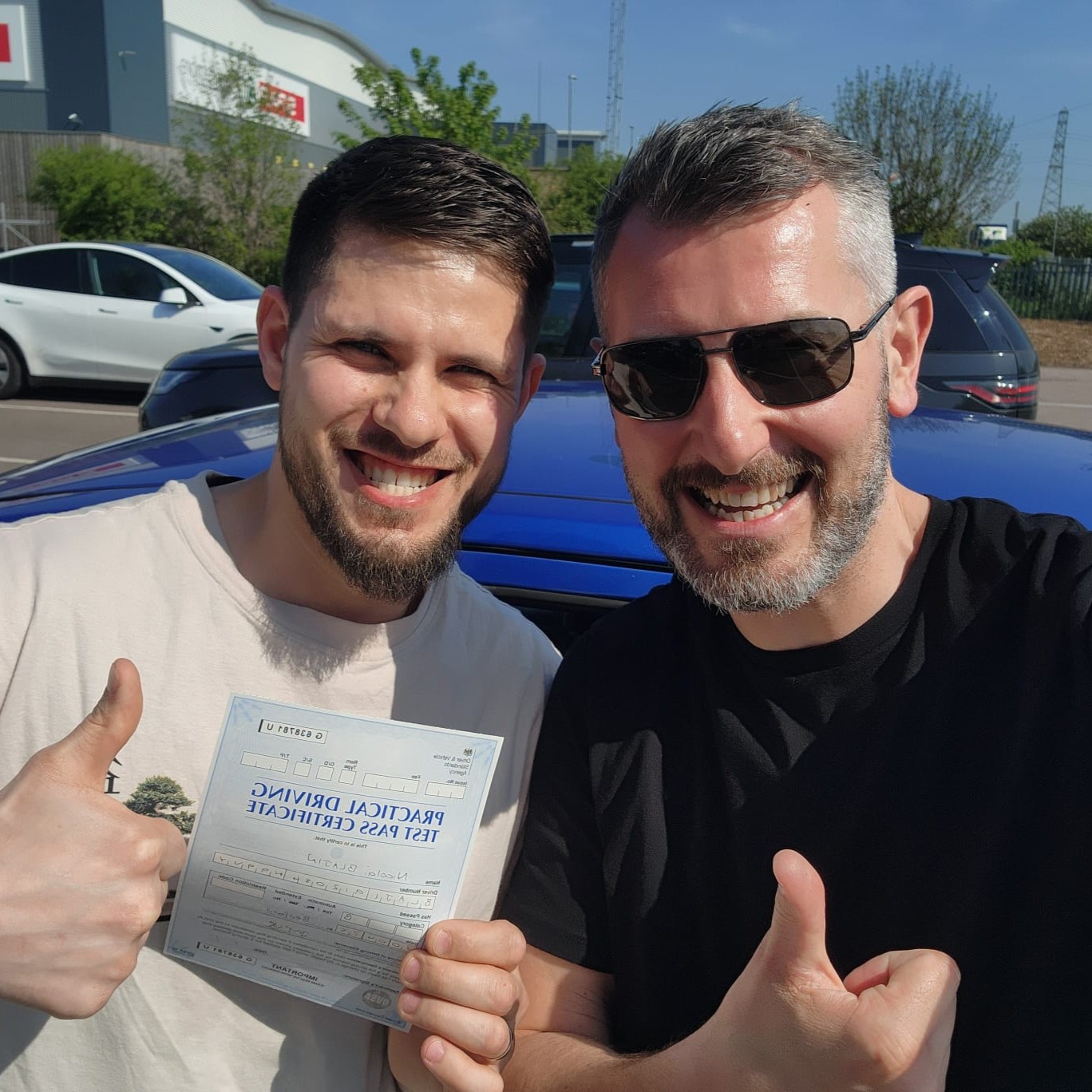 Student passing test