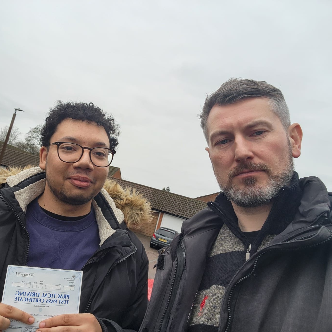 Student passing test