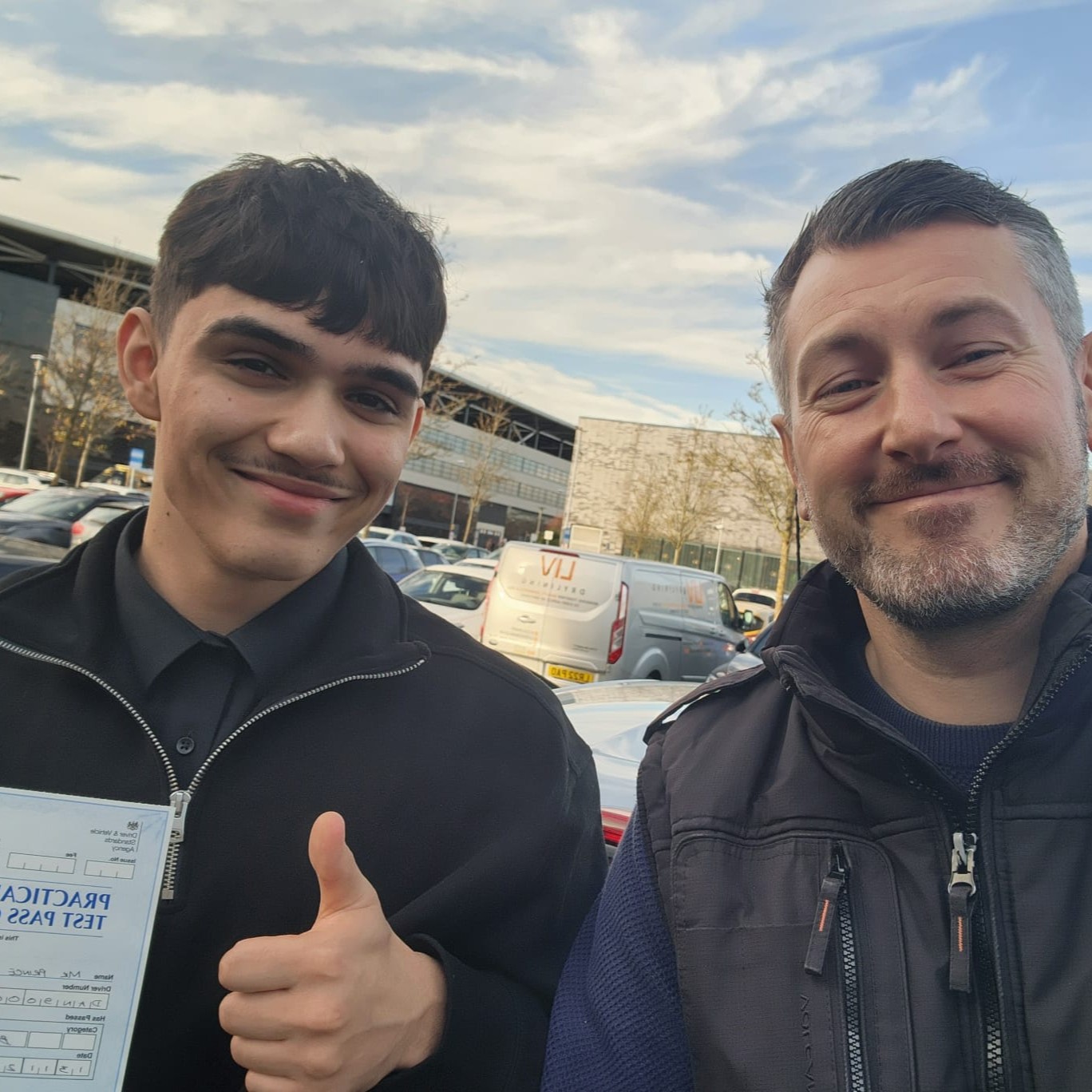 Student passing test